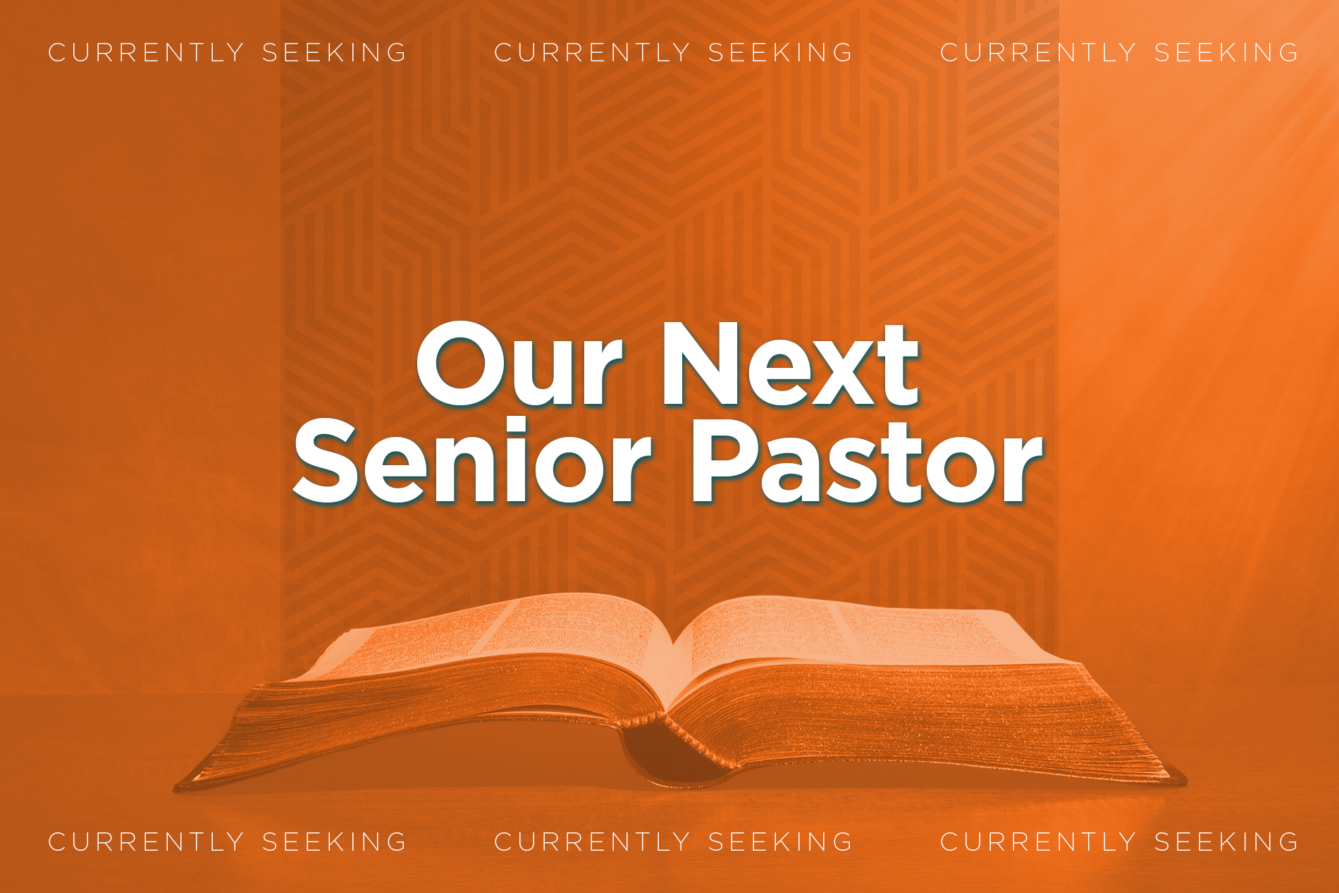Currently Seeking Our Next Senior Pastor